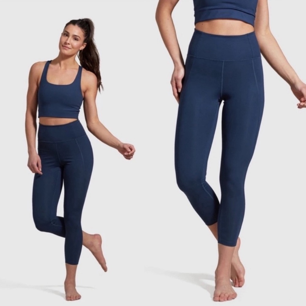 Girlfriend Collective Midnight Compressive High Rise Leggings